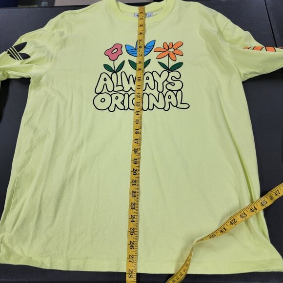 Adidas Always Original Graphic Long Sleeve Shirt Womens Size Medium Streetwear - Picture 9 of 9